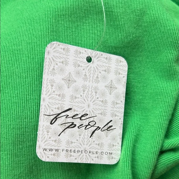 Free People Beach Rosalina Mini Dress in Emerald Bay Green - Picture 4 of 4